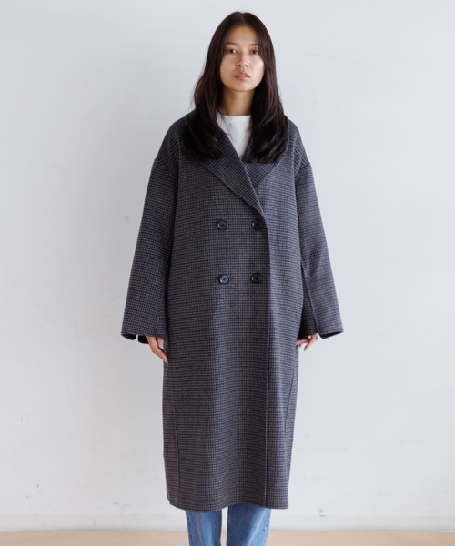 セール】LE GLAZIK ウール ダブルフェイスコート（その他アウター