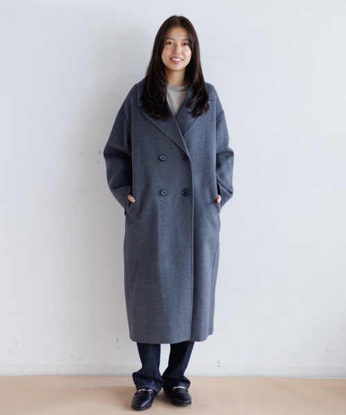 セール】LE GLAZIK ウール ダブルフェイスコート（その他アウター