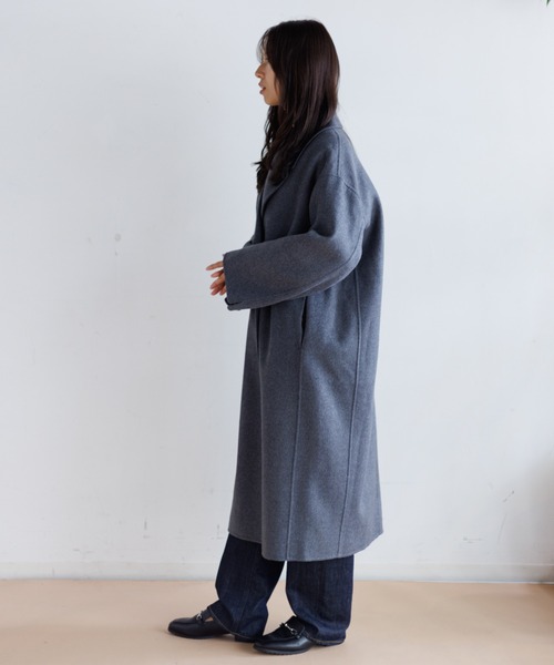 LE GLAZIK ウール ダブルフェイスコート LE GLAZIK（ルグラジック） コート チェスターコート | ウール ダブル