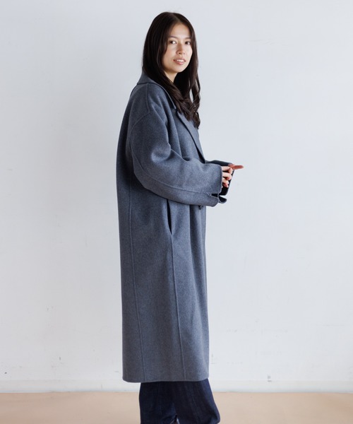 LE GLAZIK ウール ダブルフェイスコート（その他アウター）｜LE GLAZIK