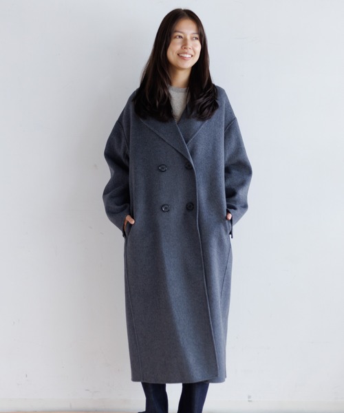 美品＊24AW✨ルグラジック　LE GLAZIK　ウール ダブルフェイスコート LE GLAZIK ウール ダブルフェイスコート（その他アウター）｜LE GLAZIK