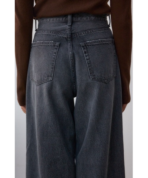 AZUL by moussy(アズールバイマウジー)の「AZUL DENIM リペアワイドデニム(デニムパンツ・レディース・ライトブルー/ライトブラック・SMALL/MEDIUM)」の10枚目の写真