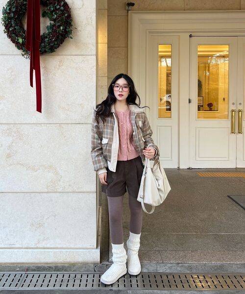 BITTER CELLS（ビターセルズ）の「ウィティプファージャケット-ブルーチェック（ダウンジャケット/コート・レディース・その他・FREE）」の6枚目の写真