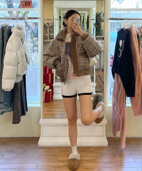 BITTER CELLS（ビターセルズ）の「ウィティプファージャケット-ブルーチェック（ダウンジャケット/コート・レディース・その他・FREE）」の9枚目の写真