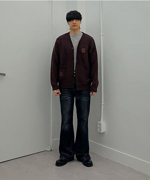 Millo Archive（ミロ アーカイブ）の「ドラフトヘンリーネックニット[ブラック]（ニット/セーター・メンズ・その他・X-LARGE/MEDIUM/LARGE）」の8枚目の写真