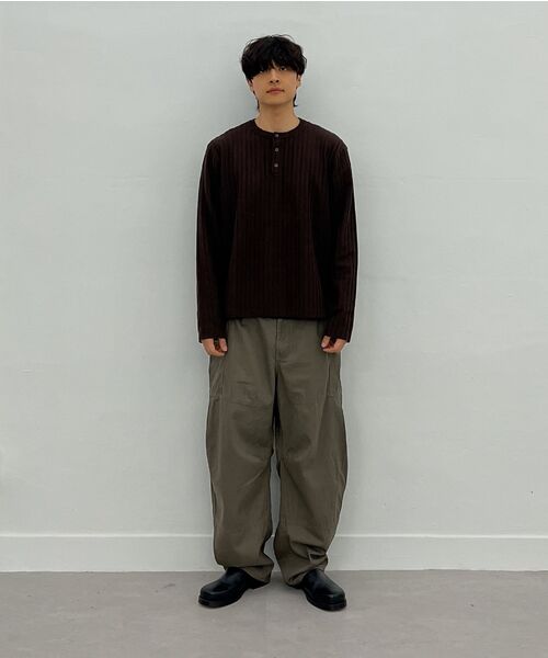 Millo Archive（ミロ アーカイブ）の「ドラフトヘンリーネックニット[ブラック]（ニット/セーター・メンズ・その他・X-LARGE/MEDIUM/LARGE）」の15枚目の写真