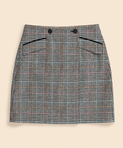 BROOKS BROTHERS（ブルックスブラザーズ）の「ウール　マルチカラーチェック　ラップスカート（スカート・レディース・マルチ・0/2/4/6/8）」の5枚目の写真