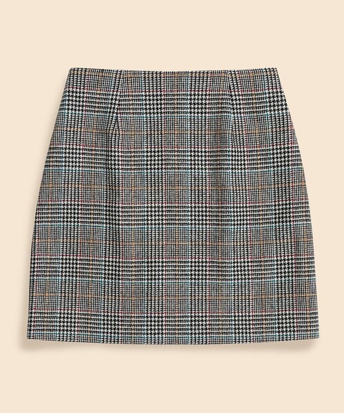 BROOKS BROTHERS（ブルックスブラザーズ）の「ウール　マルチカラーチェック　ラップスカート（スカート・レディース・マルチ・0/2/4/6/8）」の6枚目の写真