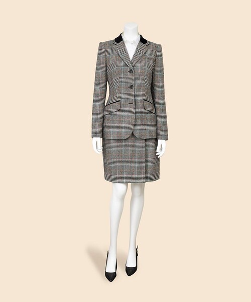 BROOKS BROTHERS（ブルックスブラザーズ）の「ウール　マルチカラーチェック　ラップスカート（スカート・レディース・マルチ・0/2/4/6/8）」の8枚目の写真