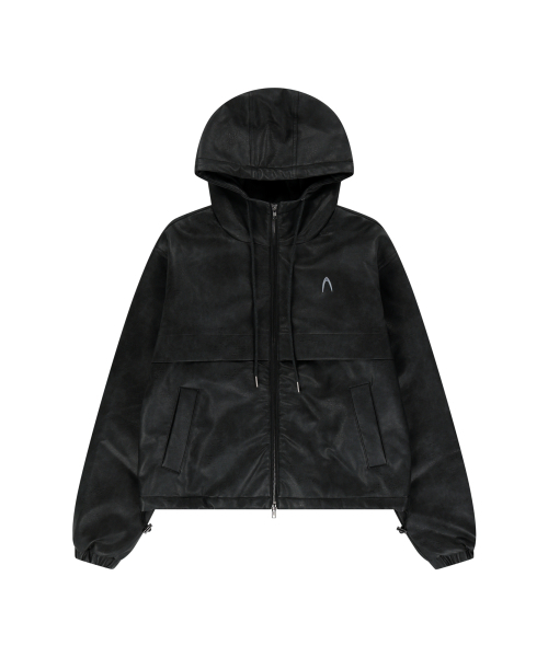 AAKAM(アーカム)の「Leather Puffer Jacket (Black)(ダウンジャケット/コート・レディース・その他・1/2)」の1枚目の写真