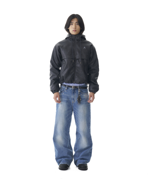 AAKAM(アーカム)の「Leather Puffer Jacket (Black)(ダウンジャケット/コート・レディース・その他・1/2)」の8枚目の写真