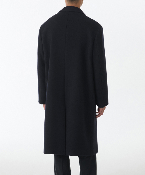 MUSINSA STANDARD（ムシンサスタンダード）の「デイリーシングルコート[ネイビー]（チェスターコート・メンズ・その他・X-LARGE/XX-LARGE/MEDIUM/LARGE）」の2枚目の写真