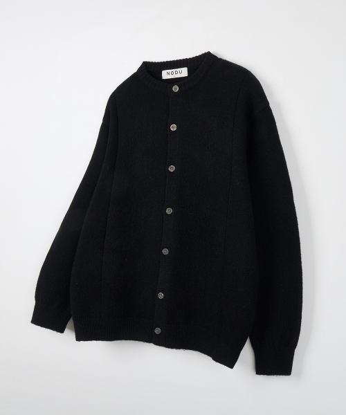 NODU（ノードユー）の「シングルラインラウンドカーディガン[ブラック]（カーディガン/ボレロ・メンズ・その他・MEDIUM/LARGE）」の6枚目の写真