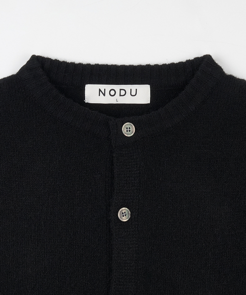 NODU（ノードユー）の「シングルラインラウンドカーディガン[ブラック]（カーディガン/ボレロ・メンズ・その他・MEDIUM/LARGE）」の9枚目の写真