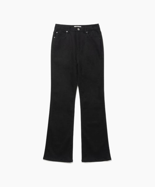 TTUDEMENT（トュードメント）の「COTTON BOOTSCUT PANTS BLACK（その他パンツ・レディース・その他・SMALL）」の3枚目の写真