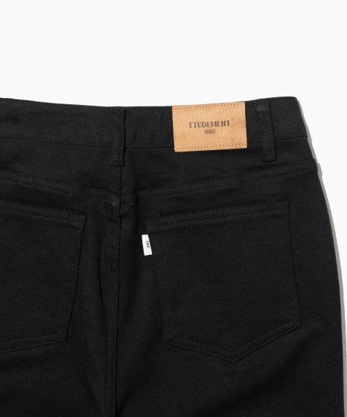 TTUDEMENT（トュードメント）の「COTTON BOOTSCUT PANTS BLACK（その他パンツ・レディース・その他・SMALL）」の6枚目の写真