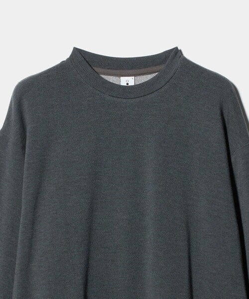 mocT（モクティー）の「＜mocT＞ LYOCELL BORDER PO/クルーネック プルオーバー（Tシャツ/カットソー・メンズ・ブラック/ダークグレー・M/L）」の4枚目の写真
