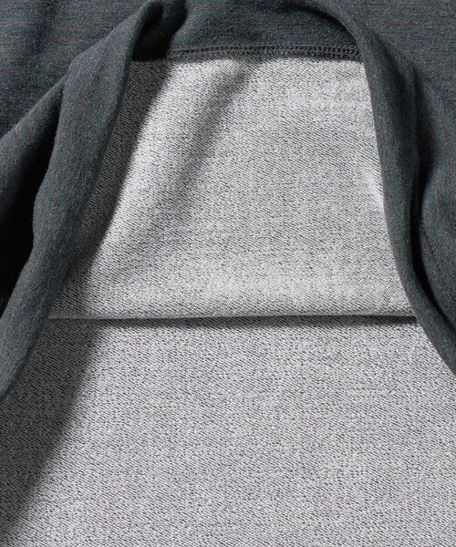mocT（モクティー）の「＜mocT＞ LYOCELL BORDER PO/クルーネック プルオーバー（Tシャツ/カットソー・メンズ・ブラック/ダークグレー・M/L）」の7枚目の写真