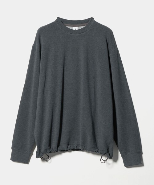 mocT（モクティー）の「＜mocT＞ LYOCELL BORDER PO/クルーネック プルオーバー（Tシャツ/カットソー・メンズ・ブラック/ダークグレー・M/L）」の9枚目の写真