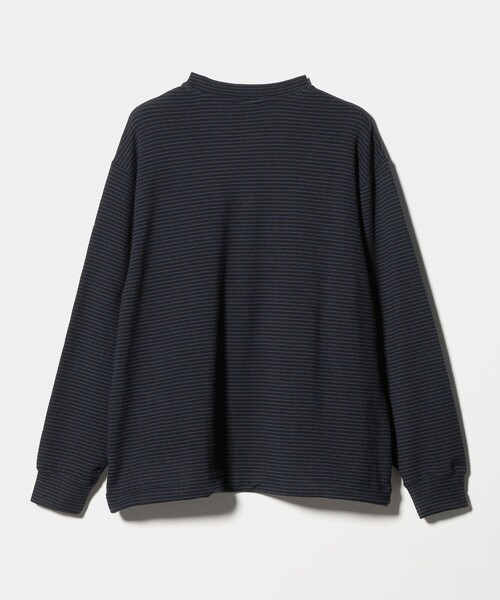 mocT（モクティー）の「＜mocT＞ LYOCELL BORDER PO/クルーネック プルオーバー（Tシャツ/カットソー・メンズ・ブラック/ダークグレー・M/L）」の10枚目の写真