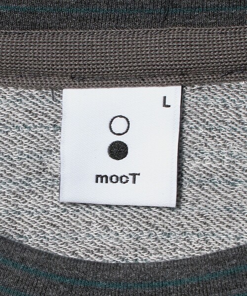 mocT（モクティー）の「＜mocT＞ LYOCELL BORDER PO/クルーネック プルオーバー（Tシャツ/カットソー・メンズ・ブラック/ダークグレー・M/L）」の13枚目の写真
