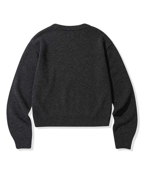 codegraphy（コードグラフィー）の「(Women) Square Round Knit CBEWWKL040（ニット/セーター・レディース・チャコール/ネイビー/クリーム・SMALL/MEDIUM）」の6枚目の写真
