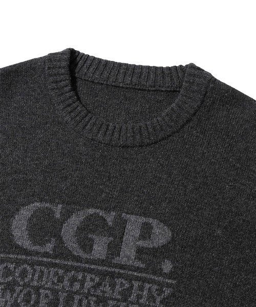 codegraphy（コードグラフィー）の「(Women) Square Round Knit CBEWWKL040（ニット/セーター・レディース・チャコール/ネイビー/クリーム・SMALL/MEDIUM）」の7枚目の写真