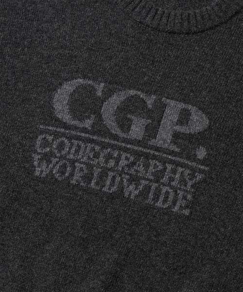 codegraphy（コードグラフィー）の「(Women) Square Round Knit CBEWWKL040（ニット/セーター・レディース・チャコール/ネイビー/クリーム・SMALL/MEDIUM）」の8枚目の写真