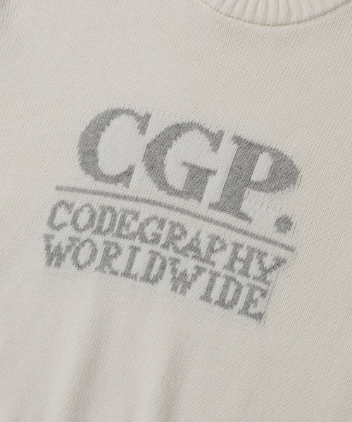 codegraphy（コードグラフィー）の「(Women) Square Round Knit CBEWWKL040（ニット/セーター・レディース・チャコール/ネイビー/クリーム・SMALL/MEDIUM）」の12枚目の写真