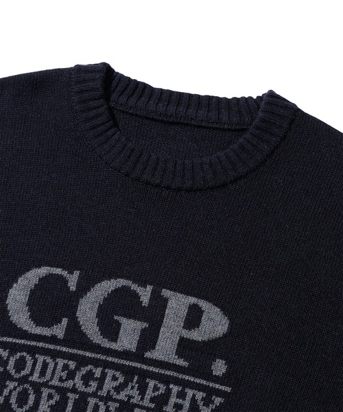 codegraphy（コードグラフィー）の「(Women) Square Round Knit CBEWWKL040（ニット/セーター・レディース・チャコール/ネイビー/クリーム・SMALL/MEDIUM）」の16枚目の写真