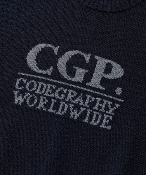 codegraphy（コードグラフィー）の「(Women) Square Round Knit CBEWWKL040（ニット/セーター・レディース・チャコール/ネイビー/クリーム・SMALL/MEDIUM）」の17枚目の写真