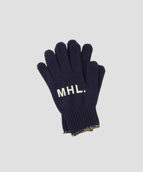 MHL.（エムエイチエル）の「TEMBEA GUNTE（手袋・レディース・ブラウン/ネイビー・FREE）」の2枚目の写真