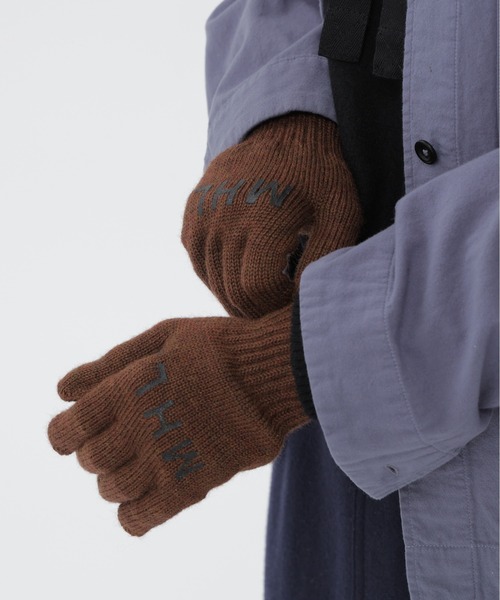 MHL.（エムエイチエル）の「TEMBEA GUNTE（手袋・レディース・ブラウン/ネイビー・FREE）」の4枚目の写真