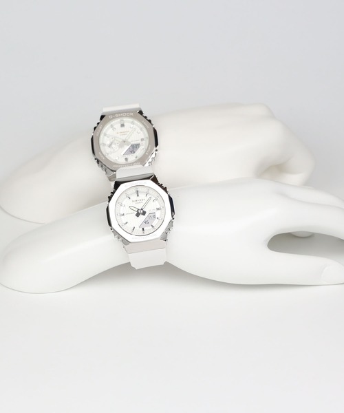 ★送料無料・未使用★お洒落　可愛い　カシオ　Gショック ホワイト カシオ 恋人たちのGショック ペアウォッチ G-SHOCK GMA-S2100-7AJF GMA