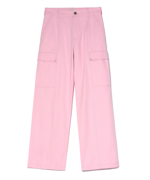 YOUHEE（ユヒ）の「COTTON CARGO PANTS PINK（その他パンツ・レディース・その他・SMALL/MEDIUM）」の2枚目の写真