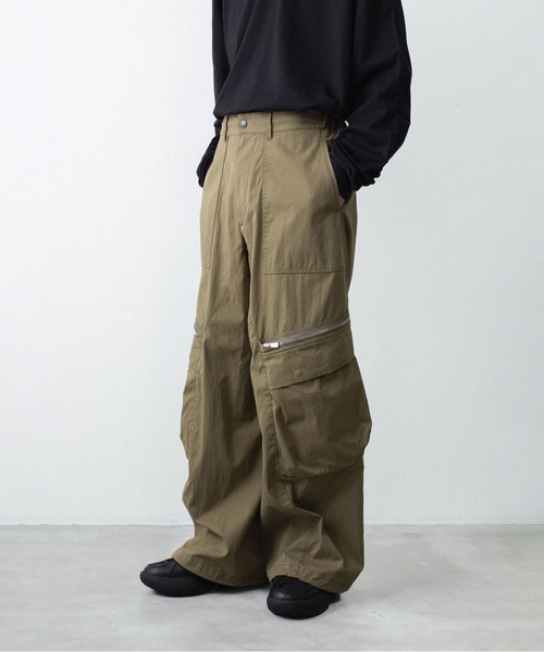 VEIN (ヴェイン)の「C/N OX 3D フィールドトラウザーズ / C/N OX 3D FIELD TROUSERS(カーゴパンツ・メンズ・カーキ/ブラック・3/2/1)」の2枚目の写真