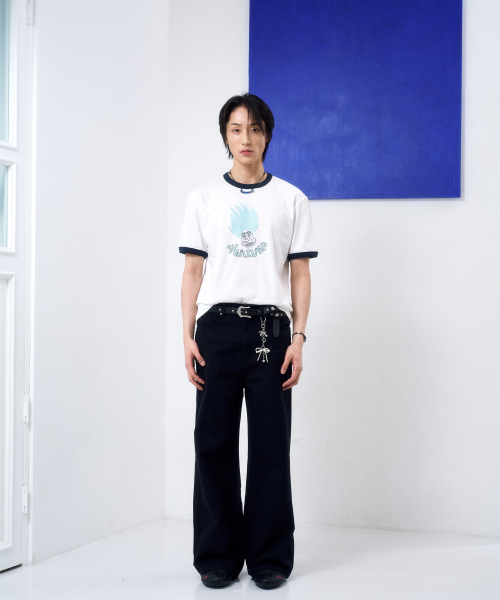 IUGAMAKARAS(イウガマカラス)の「KIDZ Ringer Top (Mint)(Tシャツ/カットソー・レディース・その他・1)」の4枚目の写真