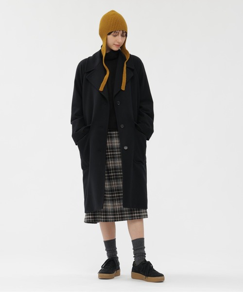 MARGARET HOWELL FLANNELロングコート LIGHT FLANNEL COAT（ダウンジャケット/コート）｜MARGARET HOWELL