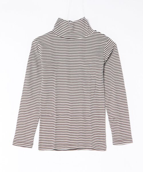 MILLER（ミラー）の「Robert P. Miller / タートルネック ロングスリーブTシャツ  / 834C（Tシャツ/カットソー・レディース・ブラック/ホワイト×ブラック/グレー系その他/グレー/その他4/ホワイト/その他1/その他2/その他3・FREE）」の7枚目の写真