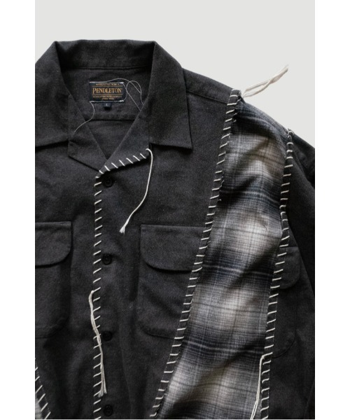 DISCOVERED（ディスカバード）の「× PENDLETON LOOPING WIDE SHIRT（シャツ/ブラウス・メンズ・グレー系その他/ワイン/グレー系その他2/グレー系その他3/グレー系その他4/グレー系その他5・FREE）」の9枚目の写真