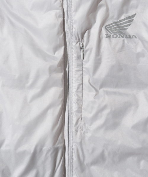 PHYPS MOTORCYCLE（フィップスモーターサイクル）の「H-Tech Non Quilting Hoodie Jacket Silver（ダウンジャケット/コート・レディース・その他・SMALL/MEDIUM/LARGE/X-LARGE）」の18枚目の写真