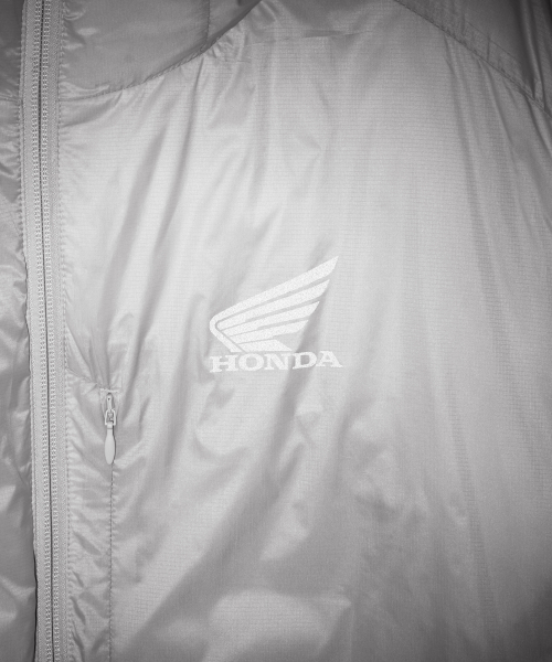 PHYPS MOTORCYCLE（フィップスモーターサイクル）の「H-Tech Non Quilting Hoodie Jacket Silver（ダウンジャケット/コート・レディース・その他・SMALL/MEDIUM/LARGE/X-LARGE）」の13枚目の写真