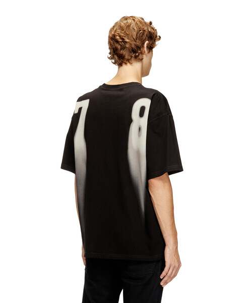 ディーゼル　Tシャツ 楽天市場】ディーゼル T-WASH-POFF 半袖Tシャツ メンズ ブラック 黒