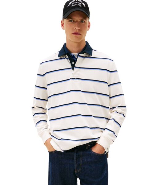 Rラックс Wラベルラベлラガーシャツ — relaxed woven shirt
