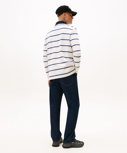 tommy jeans(トミー ジーンズ)の「リラックスウーブンラベルラガーシャツ(ポロシャツ・メンズ・マルチ・MEDIUM/SMALL/LARGE)」の4枚目の写真