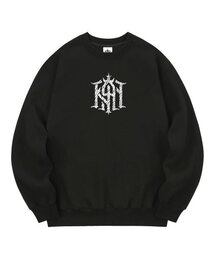 KMB0176 オールドカン 裏起毛 スウェット ブラック