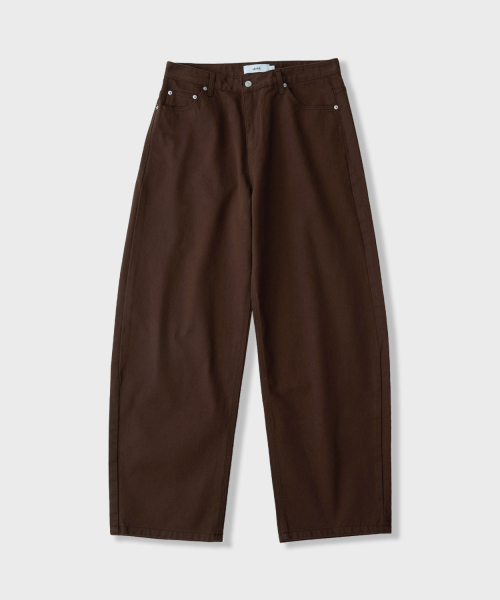 LEIRE（ルアール）の「エブリデイカーブドパンツ [ブラウン]（デニムパンツ・メンズ・その他・MEDIUM/LARGE/X-LARGE）」の2枚目の写真