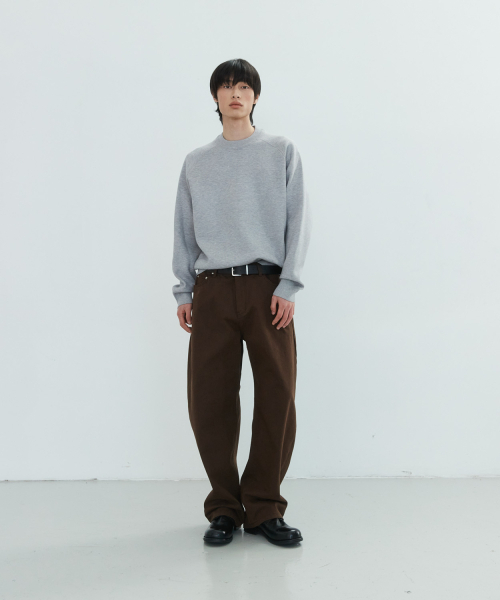 LEIRE（ルアール）の「エブリデイカーブドパンツ [ブラウン]（デニムパンツ・メンズ・その他・MEDIUM/LARGE/X-LARGE）」の6枚目の写真