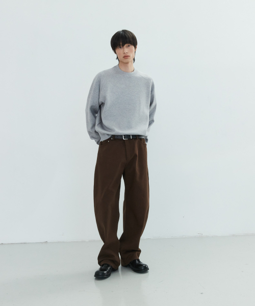 LEIRE（ルアール）の「エブリデイカーブドパンツ [ブラウン]（デニムパンツ・メンズ・その他・MEDIUM/LARGE/X-LARGE）」の7枚目の写真