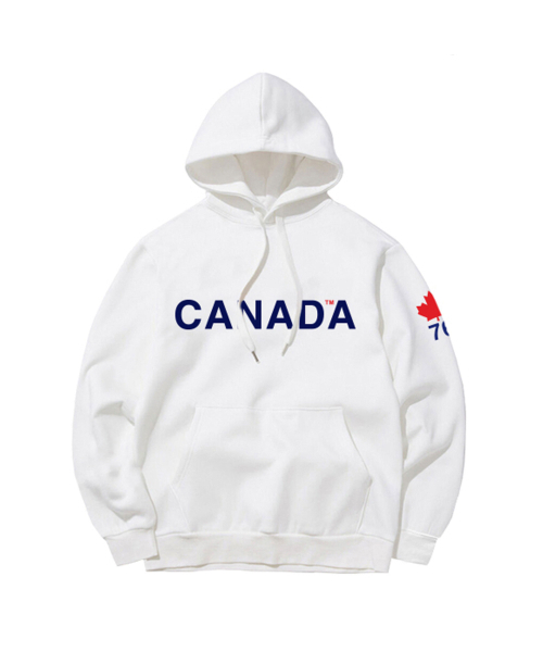 GRANFINNY(グランフィニ)の「カナダ フードパーカー - アイボリー(パーカー・レディース・アイボリー・SMALL/MEDIUM/LARGE/X-LARGE/XX-LARGE)」の3枚目の写真